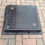 Lightweight Composite Manhole Cover  450 x 450mm Clear Opening Load Rated to C250 CC4545C250JM